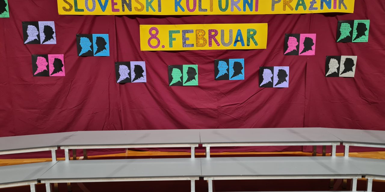 Prireditev ob slovenskem kulturnem prazniku