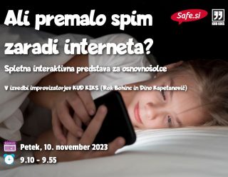 ‘Ali premalo spim zaradi interneta?’