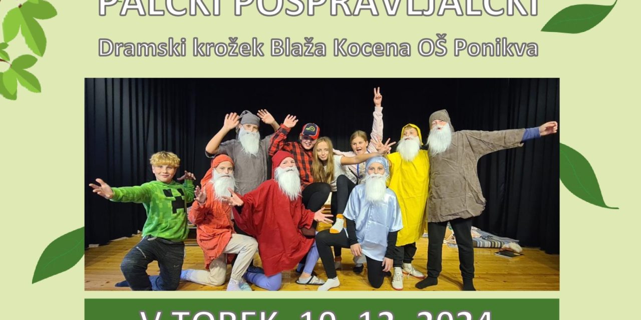 Gledališka predstava Palčki Pospravljalčki